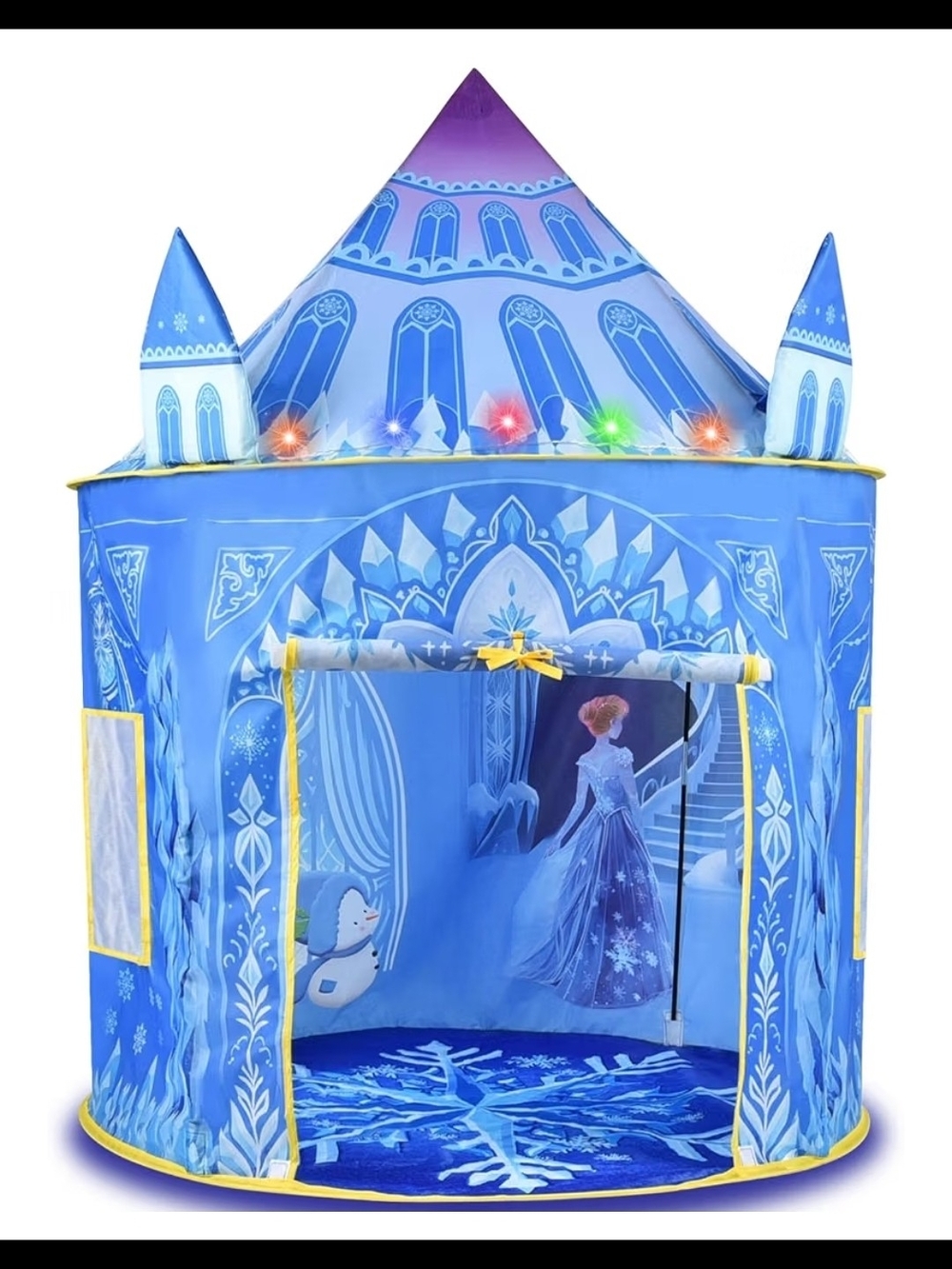 Kids Blue Princess Castle Play Tent - Indoor Playhouse